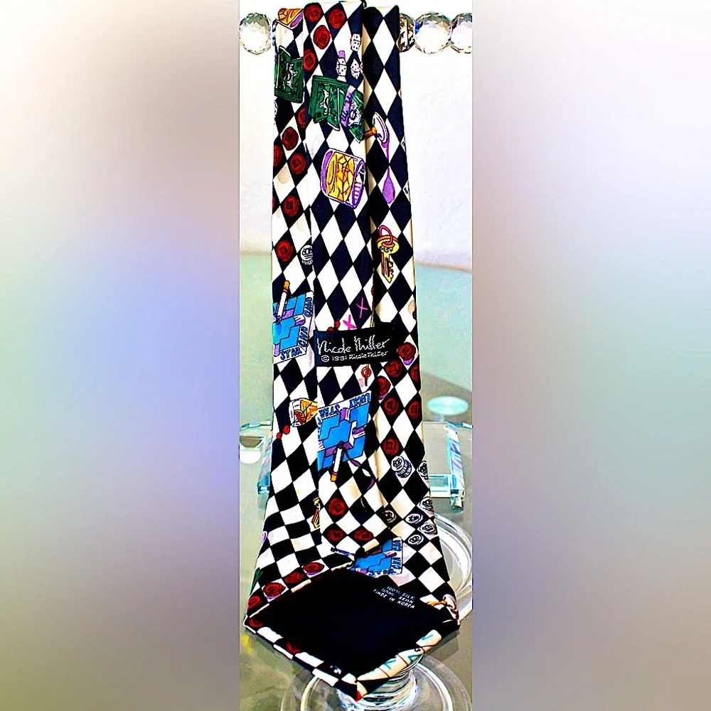 NICOLE MILLER MENS TIE 1991 VINTAGE 